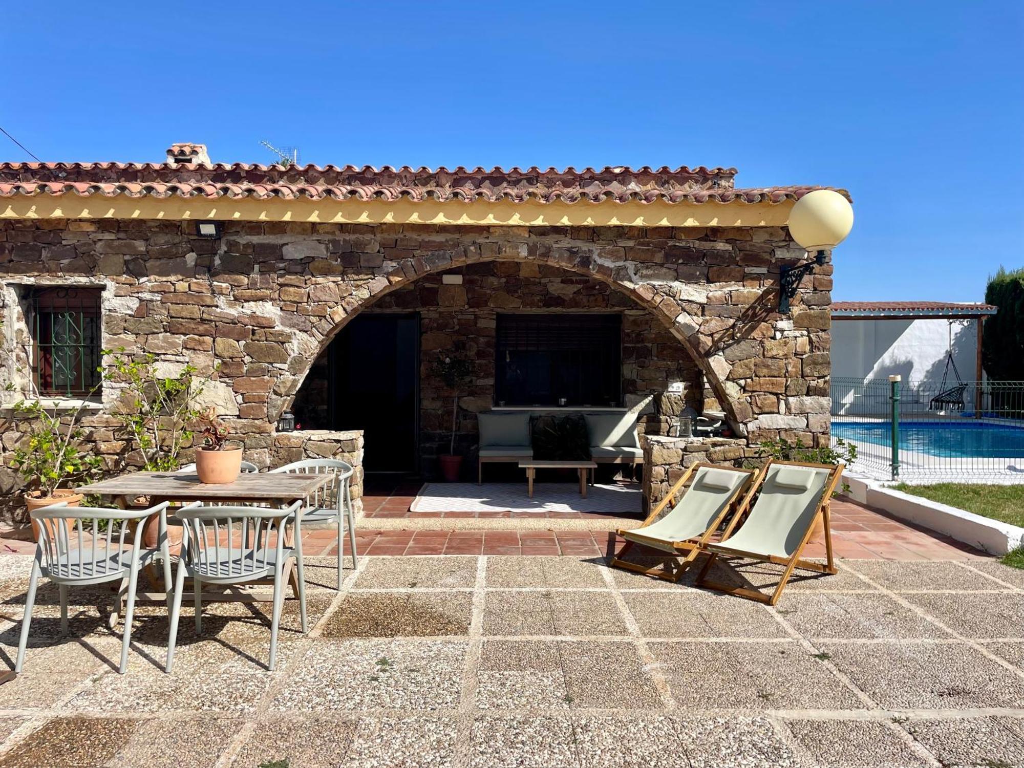 Chalet Con Piscina Privada En Bolonia ตาริฟา ภายนอก รูปภาพ